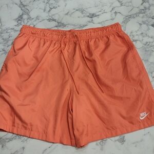 Nike Men's Orange Sports Shorts